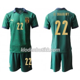 Italia Stephan El Shaarawy 22 Barn Tredjedraktsett Euro 2020 Kortermet (+ Korte bukser)